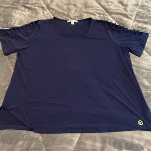 Michael Kors Dark Blue Dress Shirt